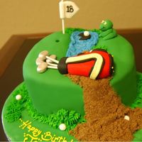 Jason's Golf Cake I made this cake from a design I found when I googled Golf Cake, one of my bosses friends son's loves golf and she wanted a cake for...