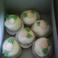 First Successful Batch Of Cake Truffles These were lemon-pineapple cake truffles covered in white chocolate. MAde as a thank-you for a birthday cake customer.