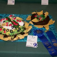 Nachos And Salsa My 8 year old daugther's 1st place winning cake at the state fair!!!!