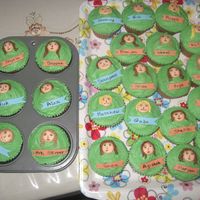 Personalized Cupcakes I made those for my daughter's end of school year party. They're meant to resemble her class mates as much as artistically...