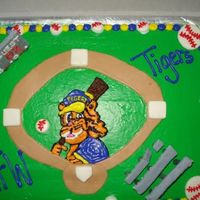 T-Ball Cake This is the cake I made for our t-ball team's season opener. It's the first one I've ever entered into a contest and I won...