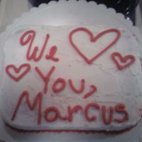Cake! Marcus' Cake!