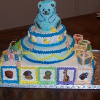 Baby Shower Sister-In-Laws Baby Shower It's a Boy Cake