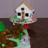 Goddaughter's Christening Cake The road to god.