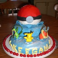 Pokemon B Day Cake 