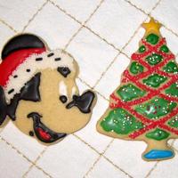 Santa Mickey I found the Santa Mickey cutter on ebay, I had fun with it!