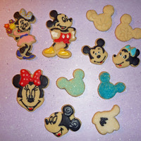 Mickey Mouse Collection I did these cookies today for my cookie decorating buddy Chelsea's 11th birthday party. It was the first time I used the cutters, they...