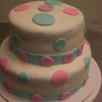 Polka Dot My first attempt making and using MMF! It was pretty easy now I just need to learn how to use apply fondant properly!