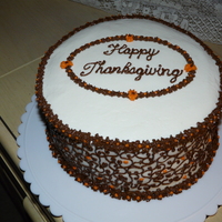 Happy Thanksgiving Just a simple Thanksgiving cake, all BC.