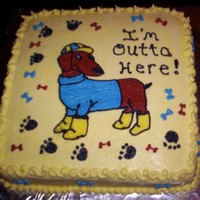 Animal Shelter Cake I made this cake anticipating adopting a rescue doxie, named Lil' Red. I'm proud to say he is now with me in his forever home!...