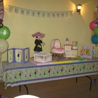 Baby Shower mu&Atilde;&plusmn;eca trabajada en tecnica de rice cripe