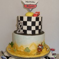 Disney Pixar Cars 2 Cake And Cupcakes 