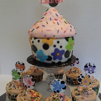 Giant Cupcake Birthday 