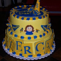 Cheer Cats bc icing. Fondant accents.