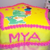 Wishbear star pan, color flow peices. My little girl helped design this for her 4th birthday. she was very happy with it.