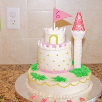 Castle Cake Castle cake for my daughter's 6th birthday