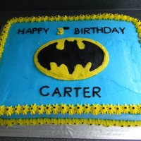 Batman Birthday Cake 