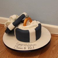 Engagment Ring Cake 