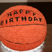 Basketball Cake Basketball cake with gumpaste/fondant jersey