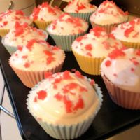 Pink Sugar Cupcakes These were my very first cupcakes. I'm pretty proud of myself because although the pink sugar didn't turn out exactly right,...