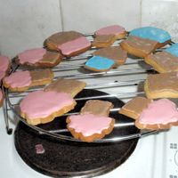 My First Cookies These are my first cookies. I used a template rather than a cutter so they took over an hour to cut out individually. This was also my...