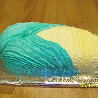 Corn On The Cob Corn on the cob, white cake, all buttercream icing.