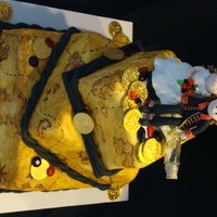 Pirate Wedding Cake treaseure map wedding cake. pirate people!