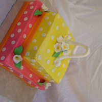 Babyshower/tropical quick baby shower cake. fun n easy!