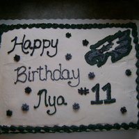 Philadelphia Eagles Made this for my 11 year old who is huge Eagles fan in a house full of Packer fans... Not my best work, but was completely freehand and...