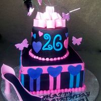 Girls Night Out The cake was chocolate with Kaluahu buttercream and almond with amaretto filling.