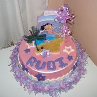 Baby Boop Birthday Cake 