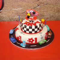 Cars Birthday Cake 