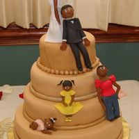 From Baby To Bride My first attempt at modeling. The bride had to be recreated the day before the bridal shower. I made her so heavy that she was bending over...