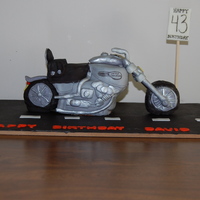Motorcycle Cake 