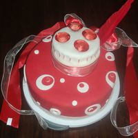 "grandma's Sunday Hat" This is the 3rd cake I ever made.I actually made this for a fashion show and it was a hit! Covered in all Fondant.