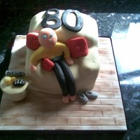 80Th Birthday Cake 