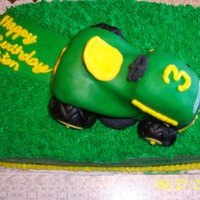 Tractor Cake Made for my nephew's birthday! Inspired by many other cakes on this website!