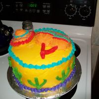 Cinco_De_Mayo_Cake.jpg This is a cake that I did for a Cinco de Mayo Dinner at church. It is a checkerboard cake with BC icing. I don't think it came out too...