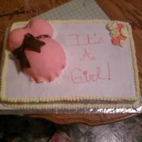 It's A Girl I made this Shower Cake for a girl I met at school...