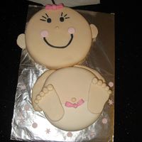 Baby Cake My version of the baby cake. I was going to put the light pink stars and circles on the diaper, but it looked cuter without them so I just...