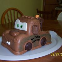Mater Cake Mater Cake that I made for my son's 4th Birthday.