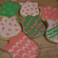 My First Cookie Attempt This is my first attempt at decorating. LOL! Any other ideas of easy techniques that I can practice??Thanks!