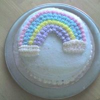 Wilton Class I - Final Cake This was the final cake for the Wilton Course I class.