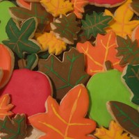 Autumn Cookies Decorated sugar cookies.
