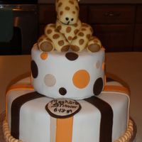 Meghan's Shower Cake 2nd cake in a week - wow - first time doing that! I have been so inspired by all of the cakes on Cake Central that I can assure you I have...