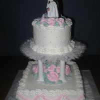 Pretty In Pink 6 inch round with 10 inch square