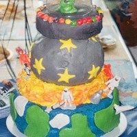 Space Cake My son loves learning about the planets and space so of course thats what he wanted for his bday cake! Thanks for looking!