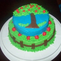 Apple Tree Cake This is an apple tree cake i made for my mom and dad. My family owns an apple orchard and so i really enjoyed making this cake. It is...