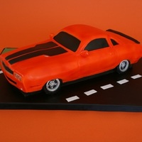 Dodge Challenger Car Cake Dodge Challenger Car Cake