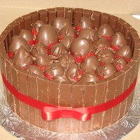Kit Kat Cake Seen alot of these here on CC and had to make some up- very yummy!